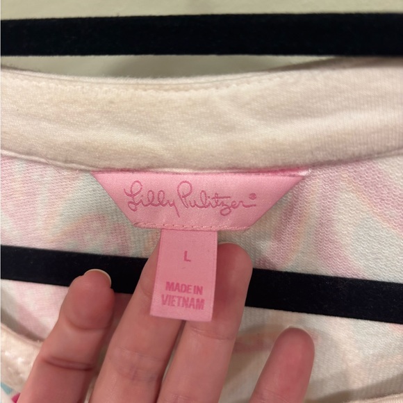 Lilly Pulitzer Underwater Escape Knit Tunic Dress sz Large - Picture 3 of 4